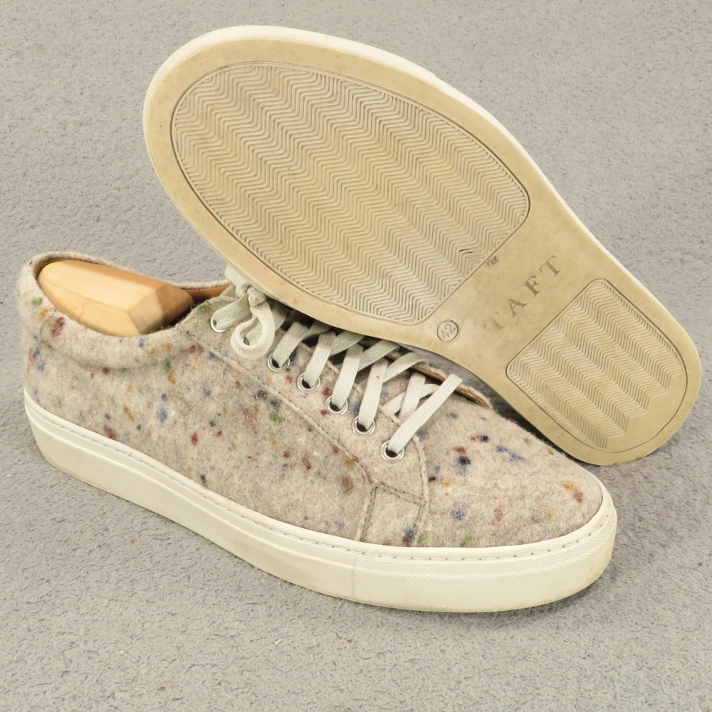 Taft Shoes Mens Size 9 (42 EU) Wool Casual Dress Sneaker Jawbreaker Fleck Tweed